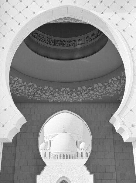 Photograph Ingrida Kuznecova Sheikh Zayed Grand Mosque on One Eyeland